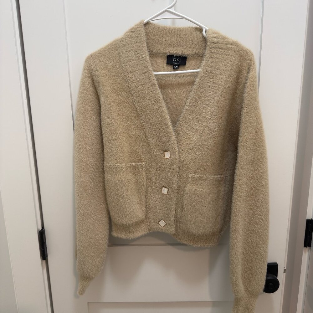 Vici Khaki Cardigan